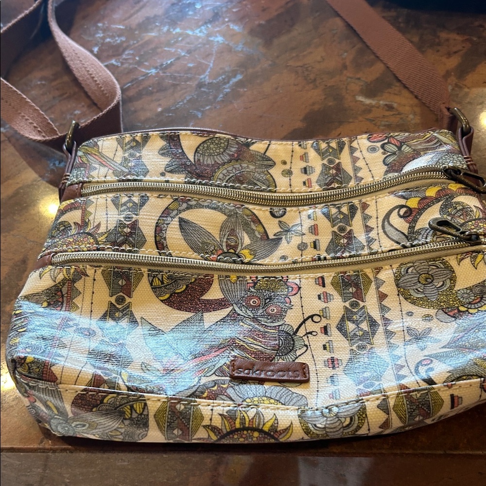 Sakroots Artistic Pattern Crossbody Bag NWOT